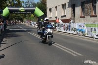 Zabezpieczenie wyścigu kolarskiego Tour de Rybnik przez policjantów rybnickiej drogówki