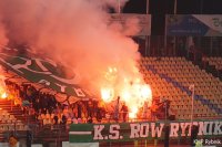 Policyjne zabezpieczenie meczu piłki nożnej pomiędzy drużynami ROW-u Rybnik i Radomiaka Radom